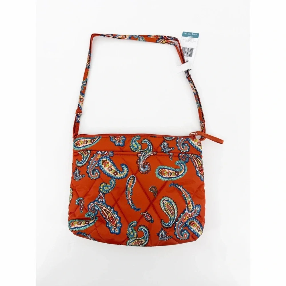NWT Vera Bradley Manor Paisley Large Hipster - Picture 2 of 4